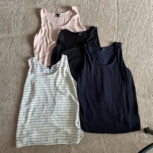 Ann Taylor Black Shell - lot of 4!